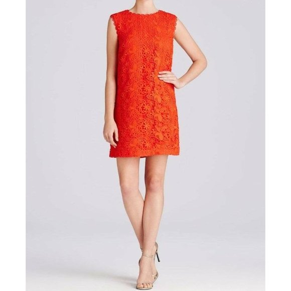 Cynthia Steffe 'Rayna' Sleeveless Lace Shift Dress - Picture 4 of 5